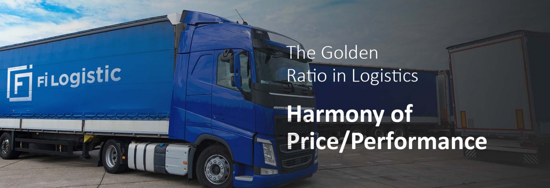 Golden ratio price/performance match is our priority in logistics